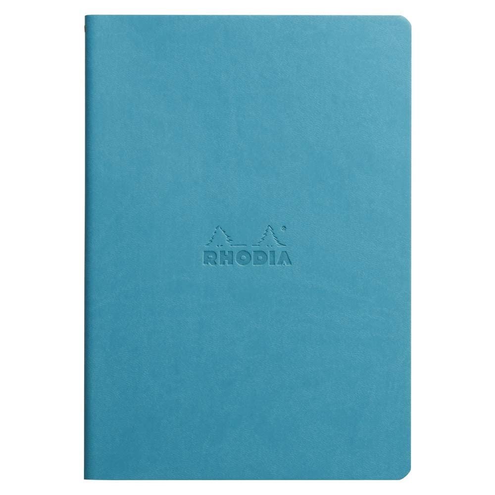 Rhodia Sewn Spine Notebook, A5, Dot - Chocolate