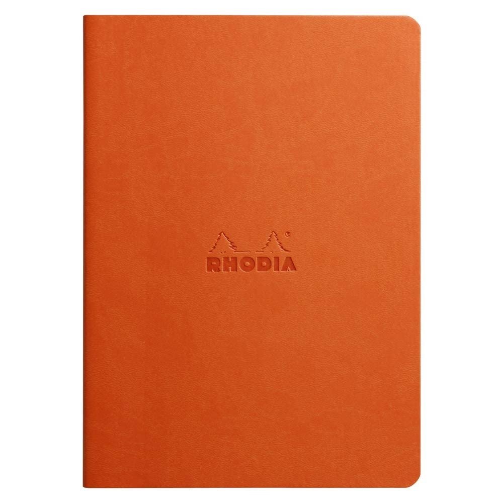 Rhodia Sewn Spine Notebook, A5, Dot - Chocolate