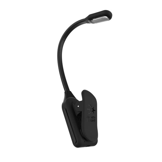 The Original Mighty Bright WonderFlex Rechargeable Book Light, 20 Lumens of Warm Eye-Care Light, 3 Brightness Levels, 45 Hours of Battery Life, Durable, Flexible