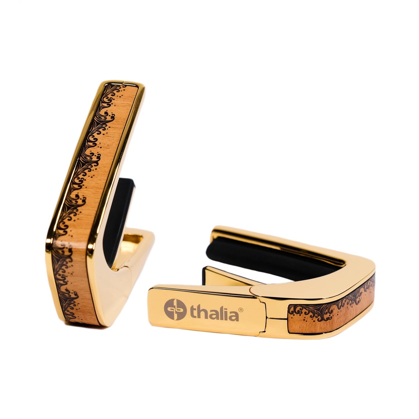 Thalia Guitar Capo - Deluxe Series (New Model with (2) Universal OctaveTouch Fret Pads)