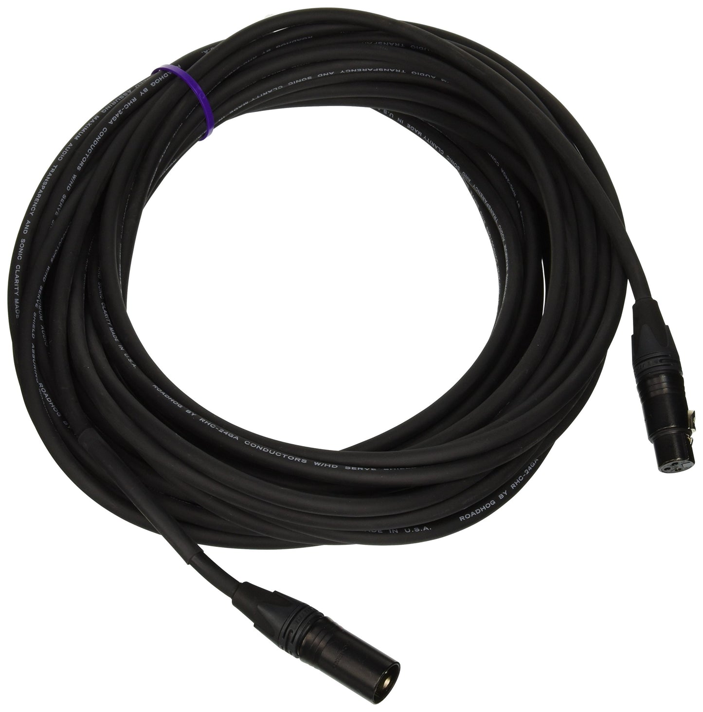 Rapco Horizon HOGM-25.K RoadHog Series Microphone Cable 25-Feet