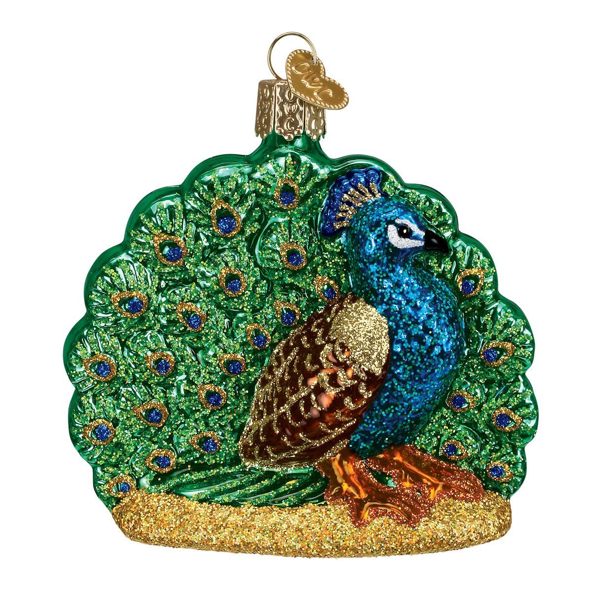 Old World Christmas Ornaments: Zoo and Wildlife Animals Glass Blown Ornaments for Christmas Tree