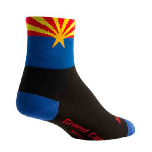 SockGuy, Adults' Classic Socks - Small/Medium, Arizona Flag