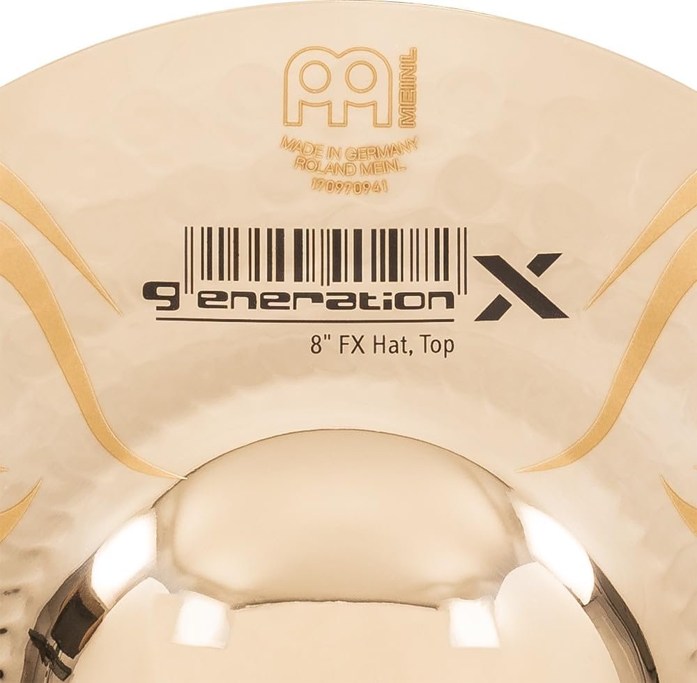 Meinl Cymbals GX-8FXH Generation-X 8-Inch FX Auxiliary Hi-Hat Cymbal Pair (VIDEO)