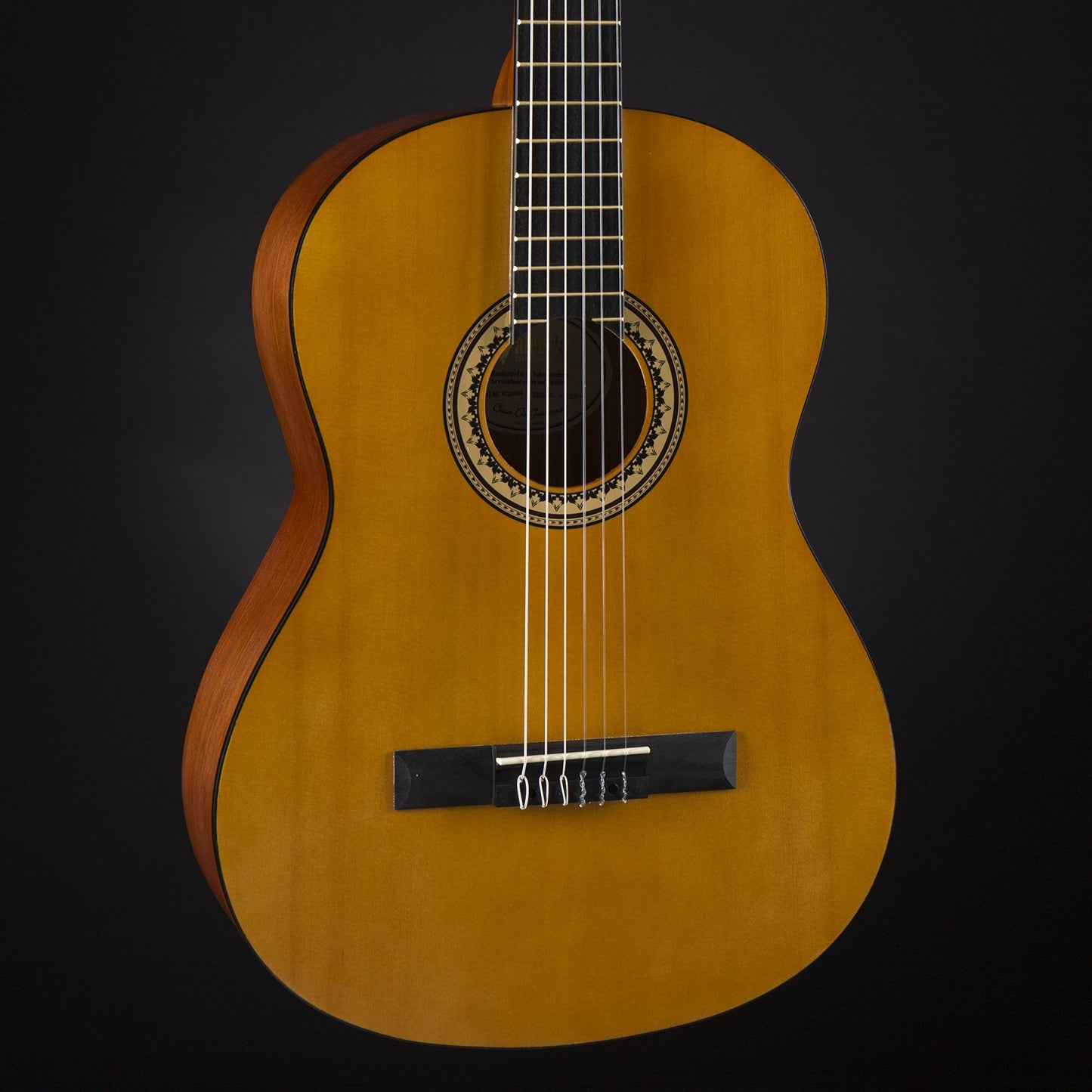 Valencia 6 String Classical Guitar, Right, Antique, Volle Größe (VC204H)