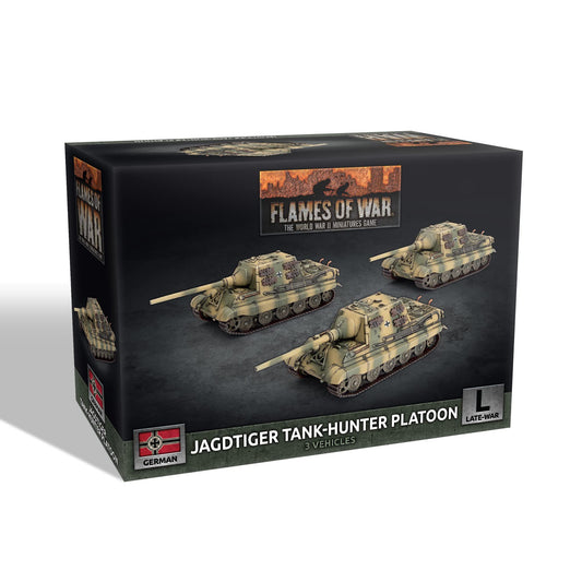 Flames of War Late War German Jagdtiger Tank-Hunter Platoon GBX179