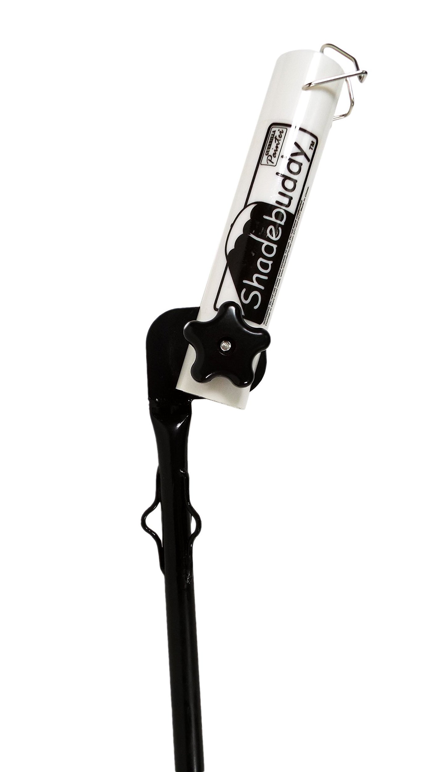 Guerrilla Painter 309SB60B Shadebuddy Umbrella Stand with Umbrella and Bag Silver