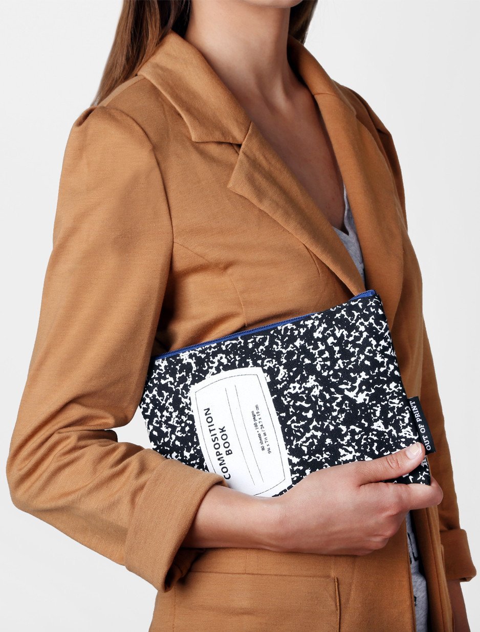 Out of Print Composition Notebook Pouch Multi