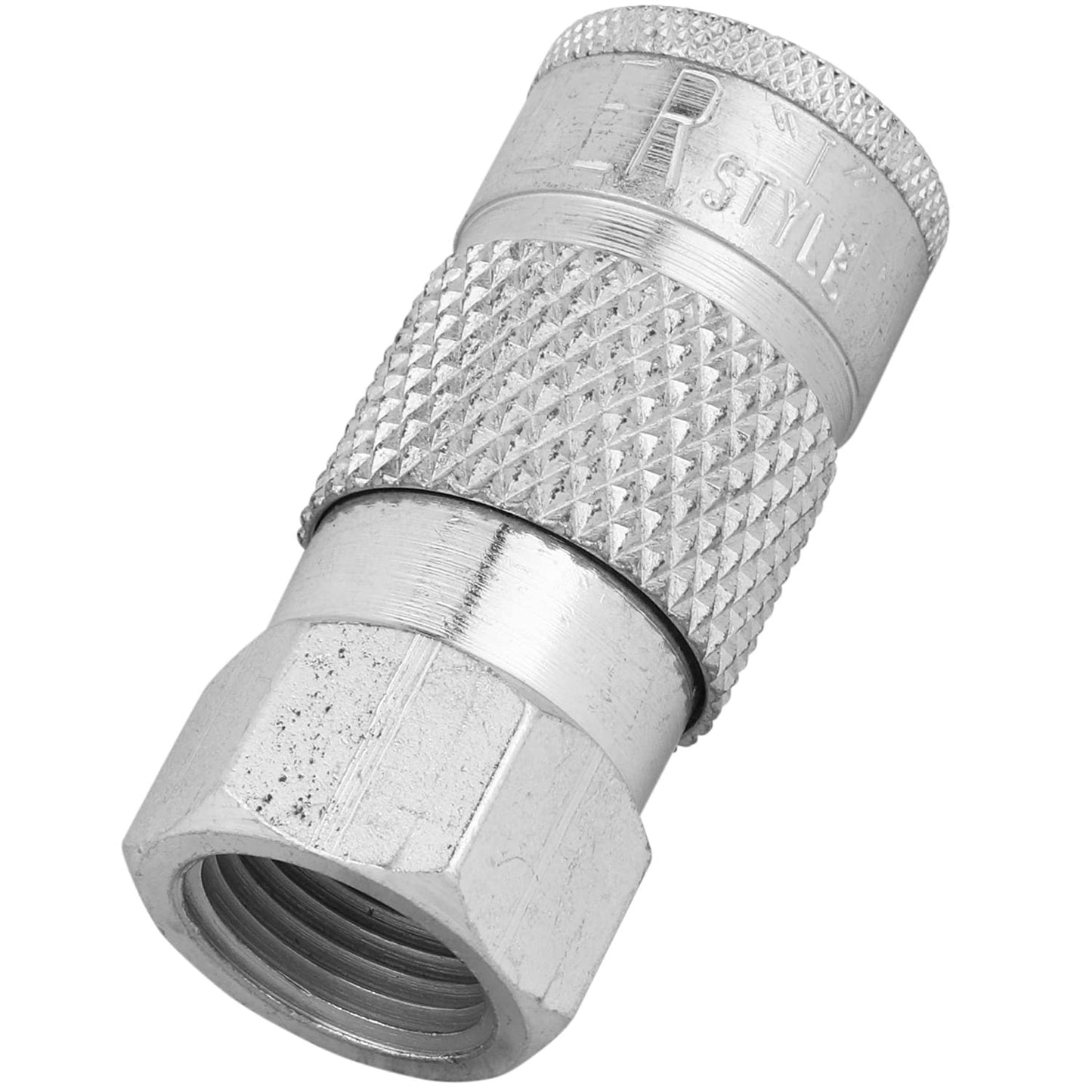 Milton 788ST 3/8" FNPT Tru-flate/Parker (T-Style) Quick-Connect Steel Coupler -Box of 10