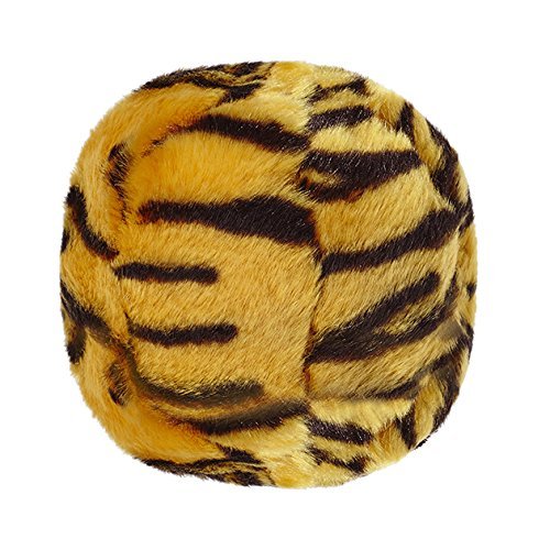 Fluff and Tuff Plush Toy Balls for Dogs, Medium 5.5-Inch