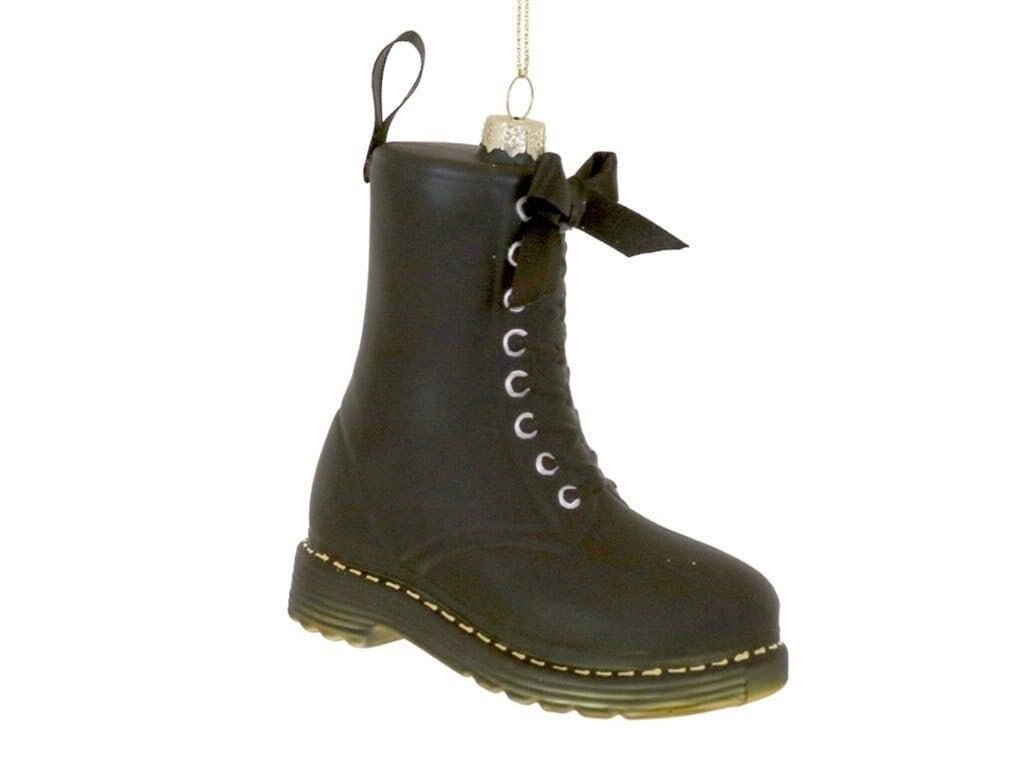Combat Boot |Cody Foster Vintage-Inspired Glass Blown Collectible Christmas Ornament