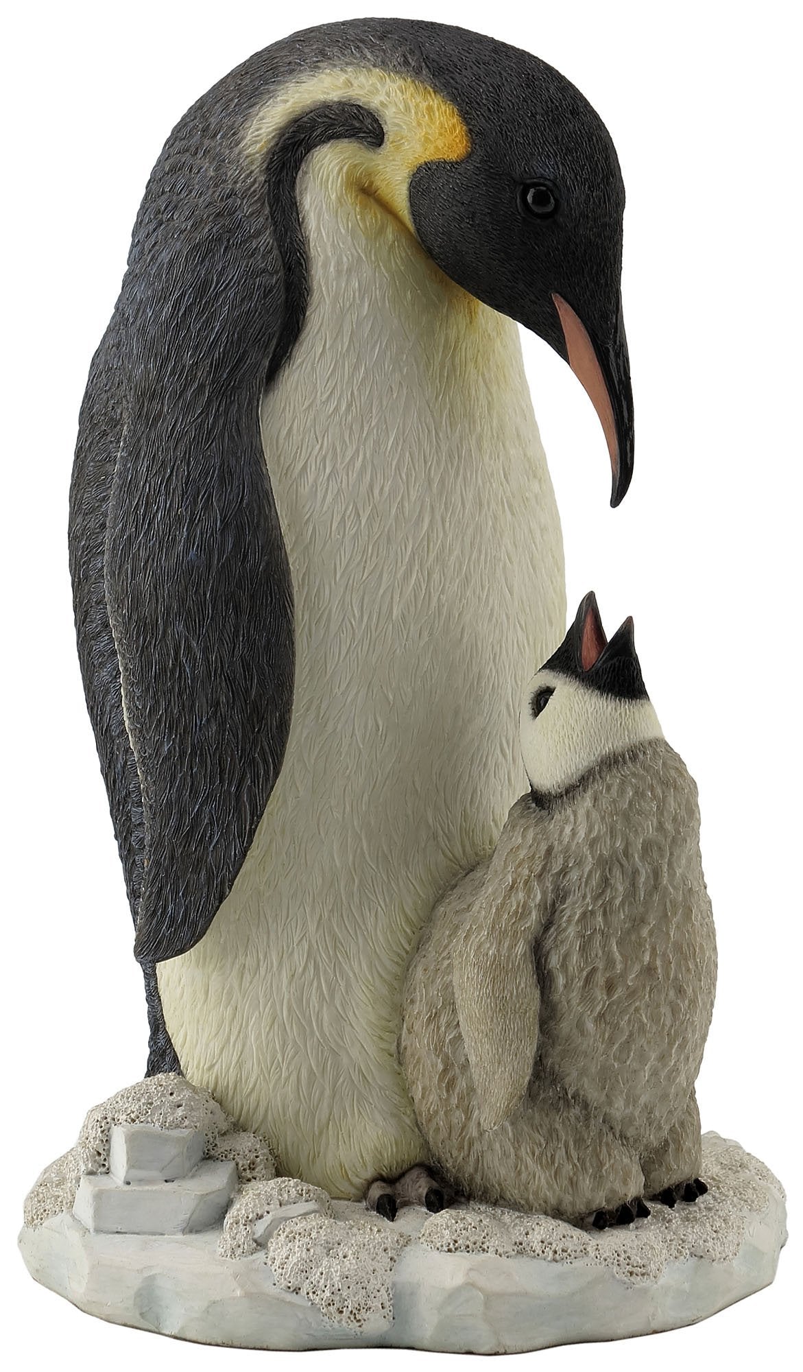 9 Inch Animal Figure Penguin wHungry Youngster Collectible Display
