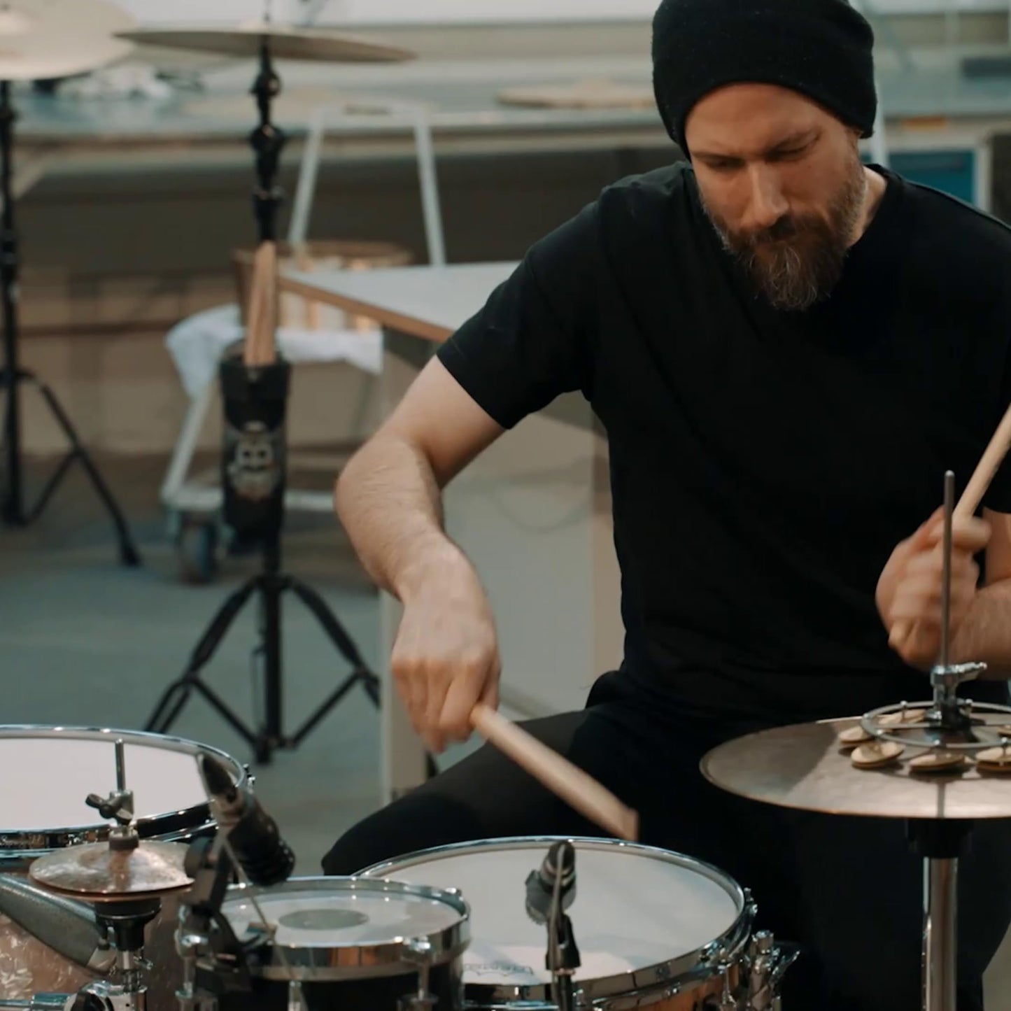 Meinl Cymbals Benny Greb 6" Artist Concept Model Crasher Hats Stack Effect, 2-Year Warranty (AC-6CRASHER)