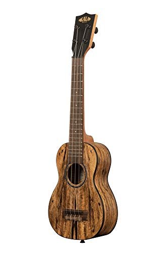 Kala Spalted Mango Series Long Neck Soprano 4 String Ukulele, KA-MG-SLNG