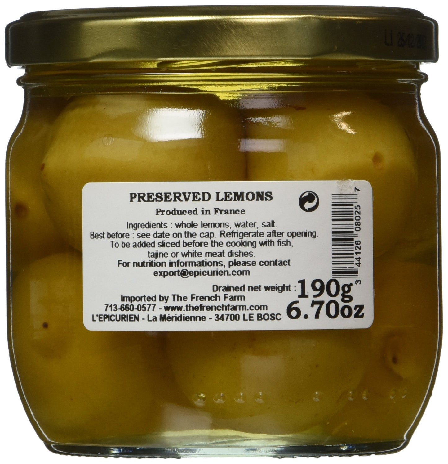 L'Epicurien Preserved Lemons