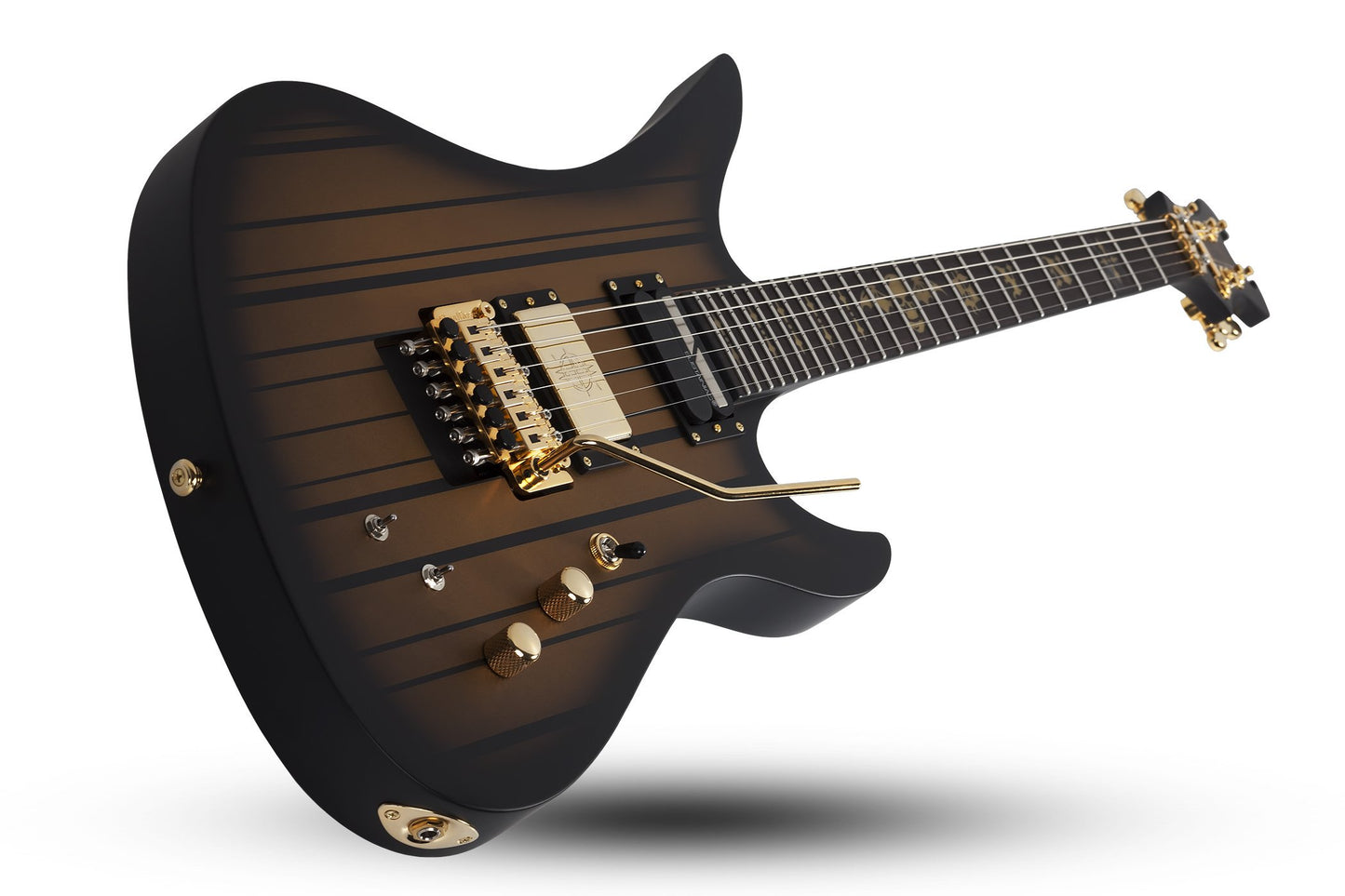 Schecter Synyster Gates Custom-S Electric Guitar - Satin Gold Burst