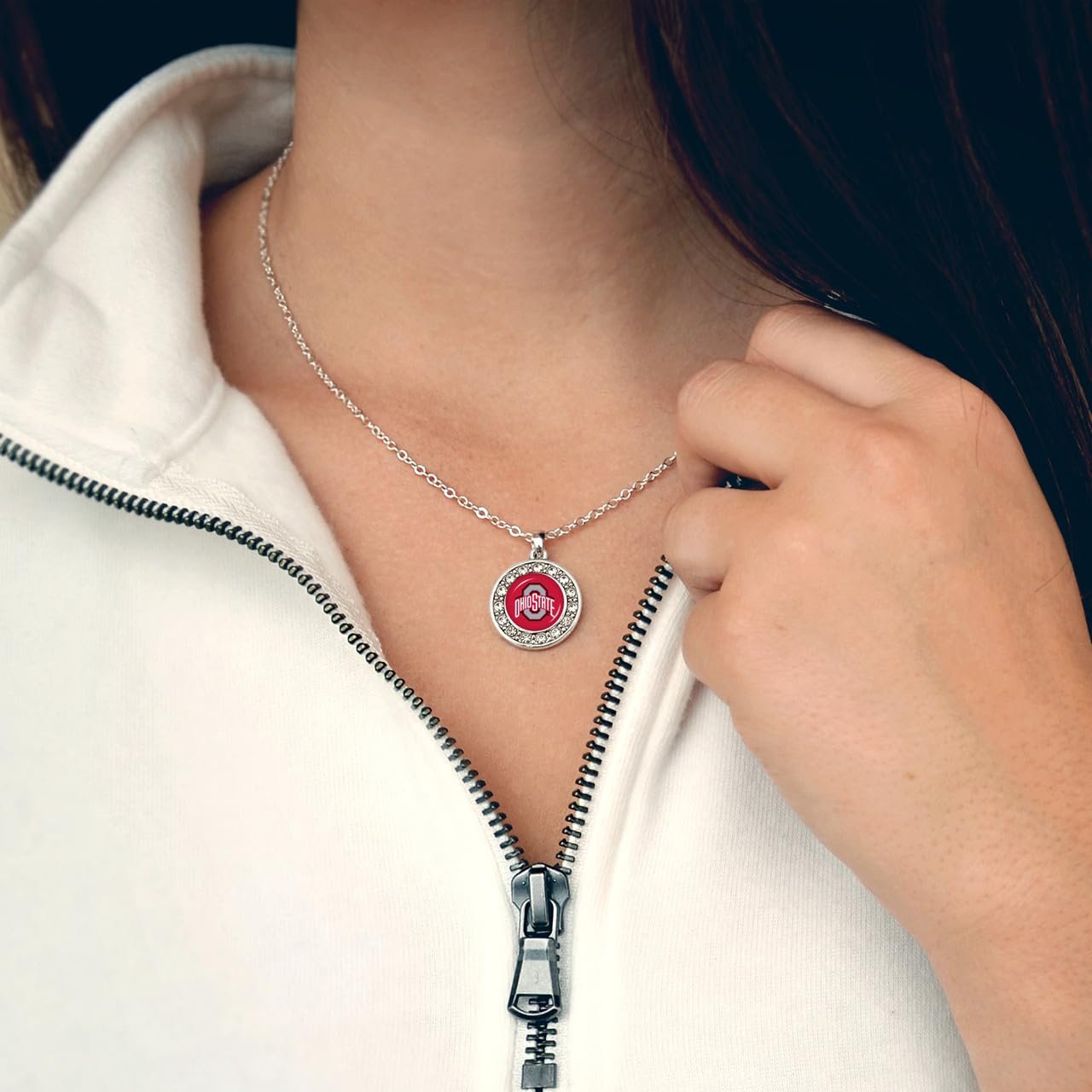 From the Heart Ohio State Buckeyes Abby Necklace Jewelry Gift Licensed OSU