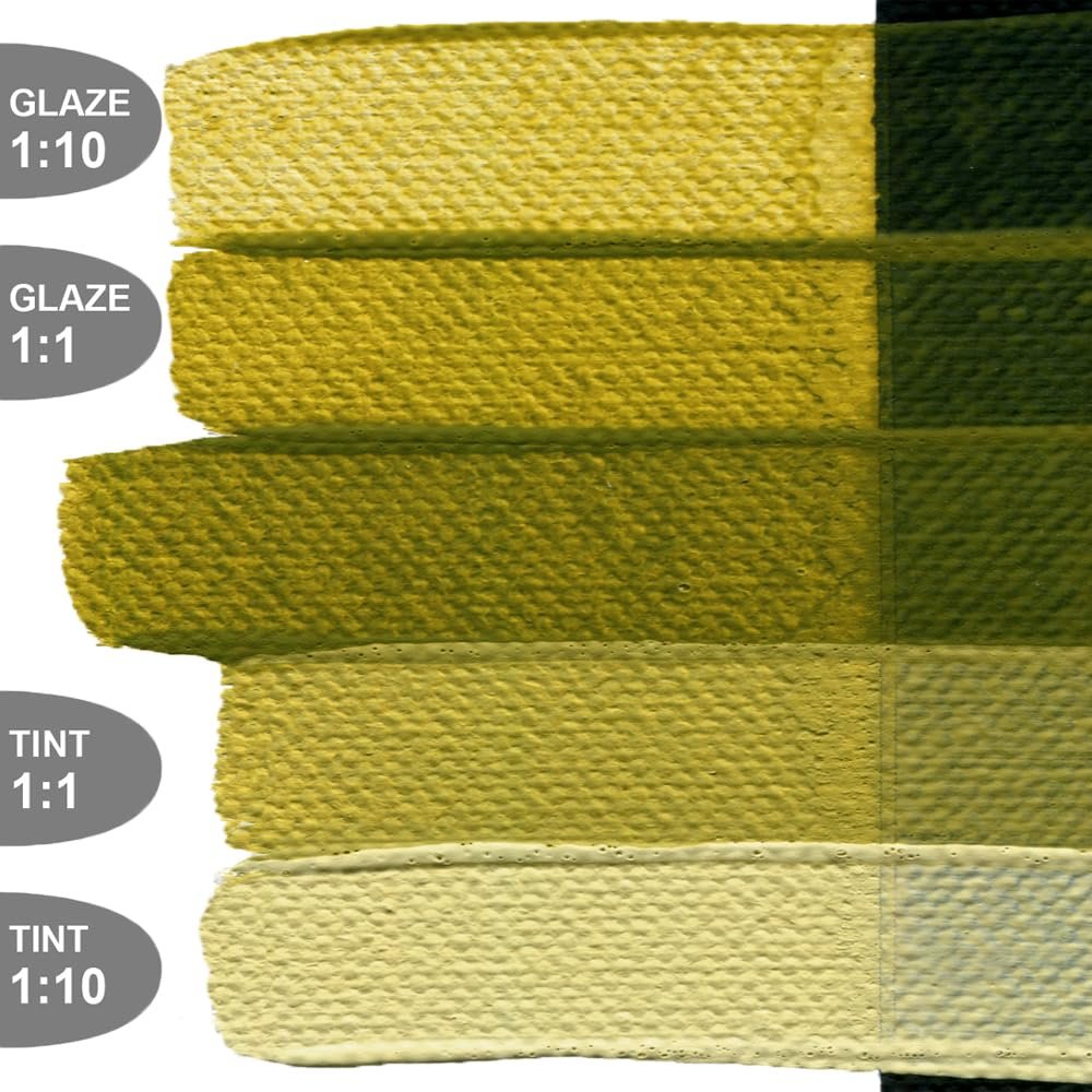 SoFlat Matte Acrylics by GOLDEN, Olive, 2 fl. oz. Jar, Professional Acrylic Paint, Semi-Opaque