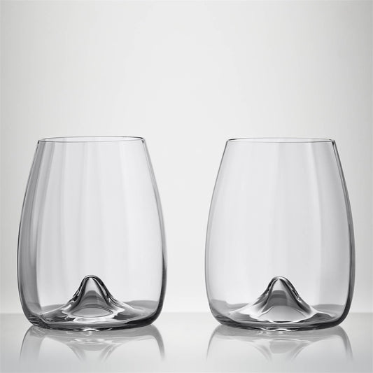 Waterford Elegance Optic Stemless Wine Glass Pair