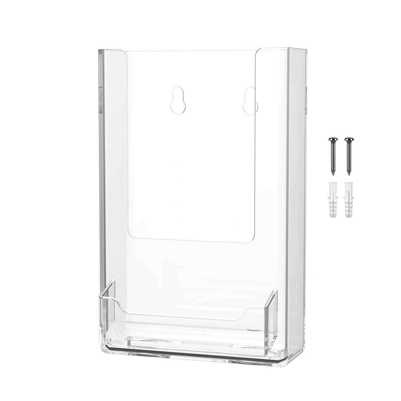 Marketing Holders Brochure Holder Trifold Display Countertop Clear See Through Maps Menu Bifold Compartment Acrylic