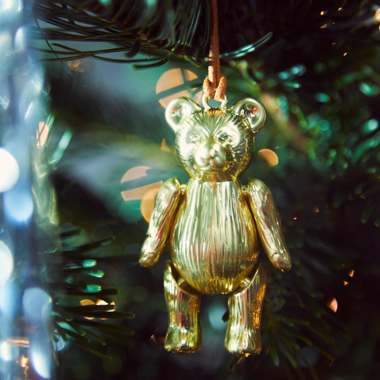 Waterford Christmas Teddy Golden Ornament
