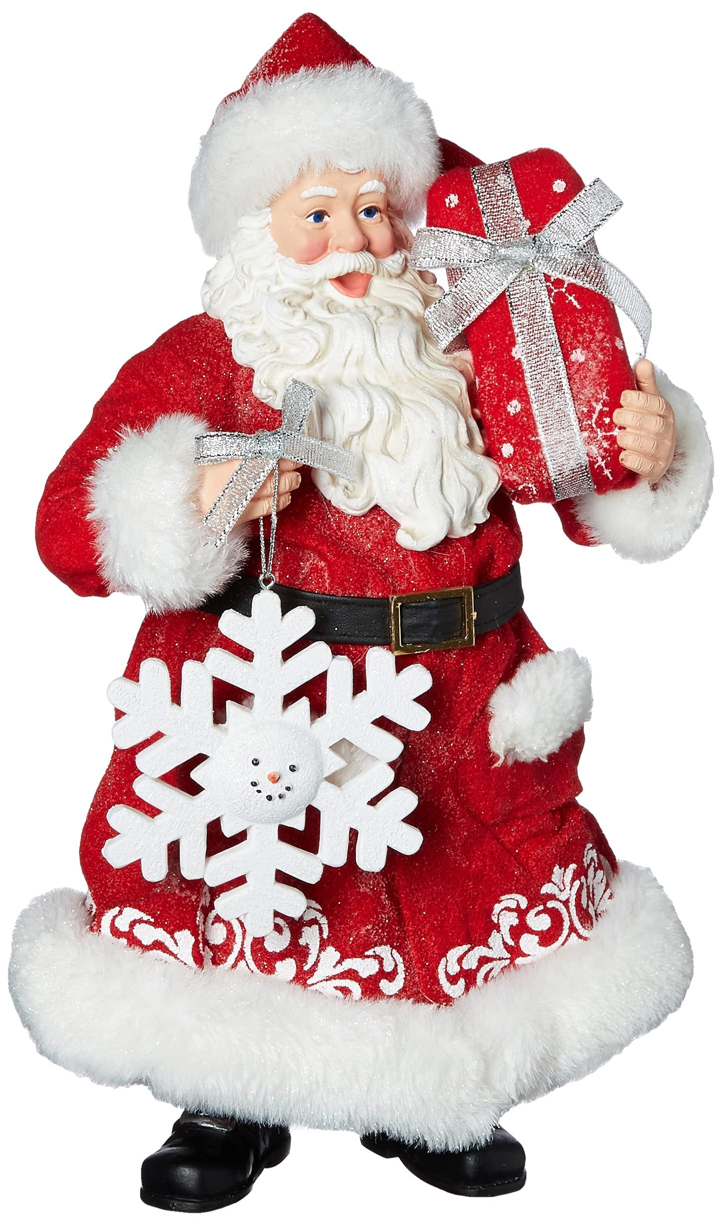 Department 56 Possible Dreams Santas Christmas Traditions Winter Smiles Figurine, 10.5 Inch, Multicolor