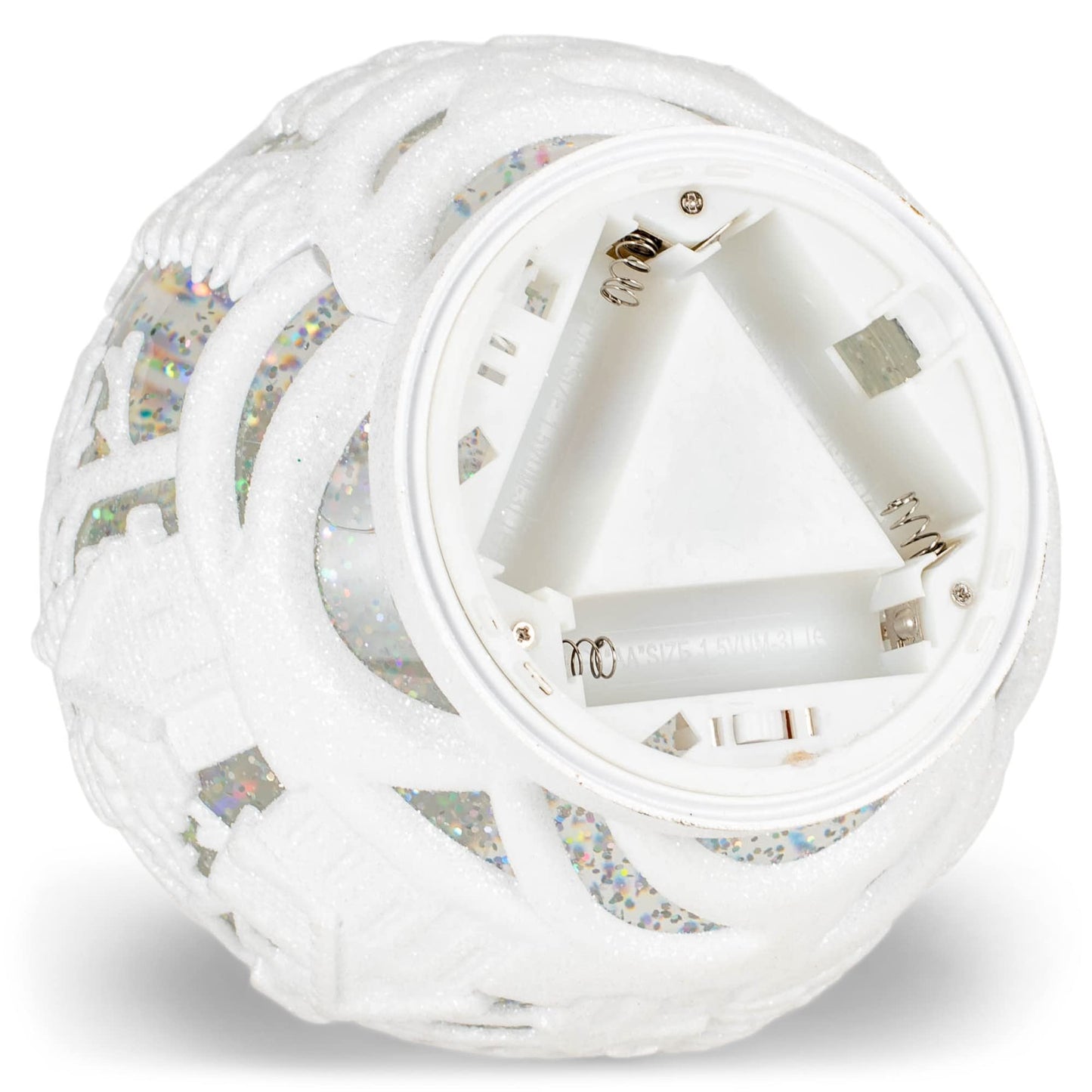 RAZ Imports 2021 Christmas Time in The Village 6.25" Town Scene Glitter Embossed Lighted Water Globe