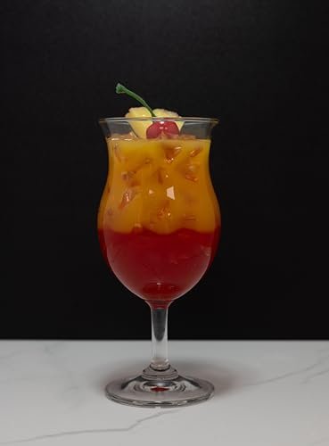 Realistic Food Replicas Wow! Gorgeous, Fake, Tequila Sunrise Drink Garnished w/an Orange Slice and Cherry