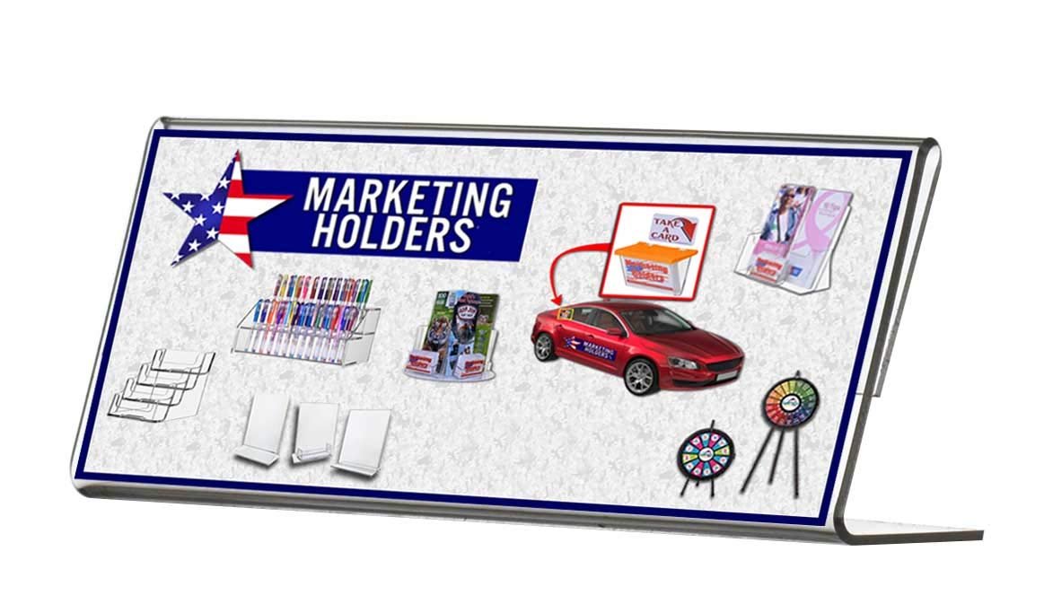 Marketing Holders Table Tent Frame Premium Clear Acrylic Frame Small Coupon Display