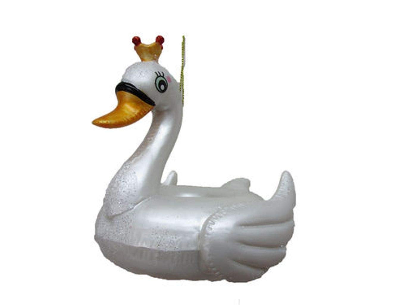 December Diamonds Ornament - Swan Pool Float 6"