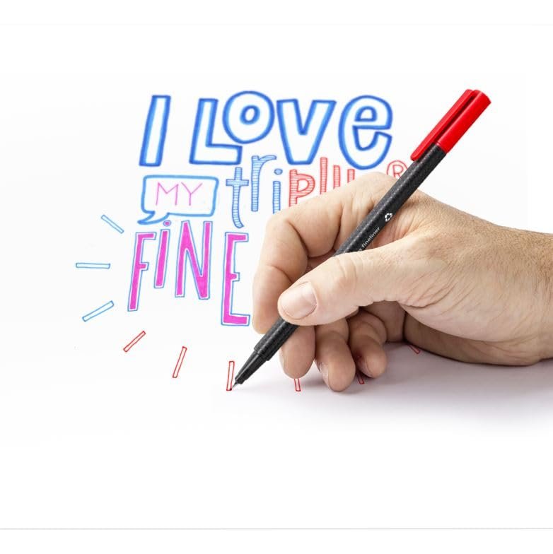 STAEDTLER Triplus Fineliner 334 SB10 Tips Desktop Box