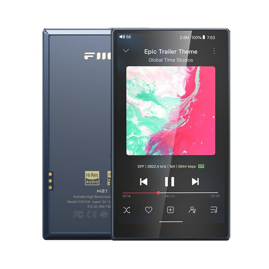 FiiO M21 Android 13 Portable Music Player MP3 Snapdragon 680 4* CS43198 DAC Chips Hi-Res Audio DSD Bluetooth LDAC