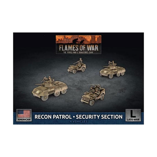 Flames of War: Late War: United States: M8 Recon Platoon / Security Section (UBX79)