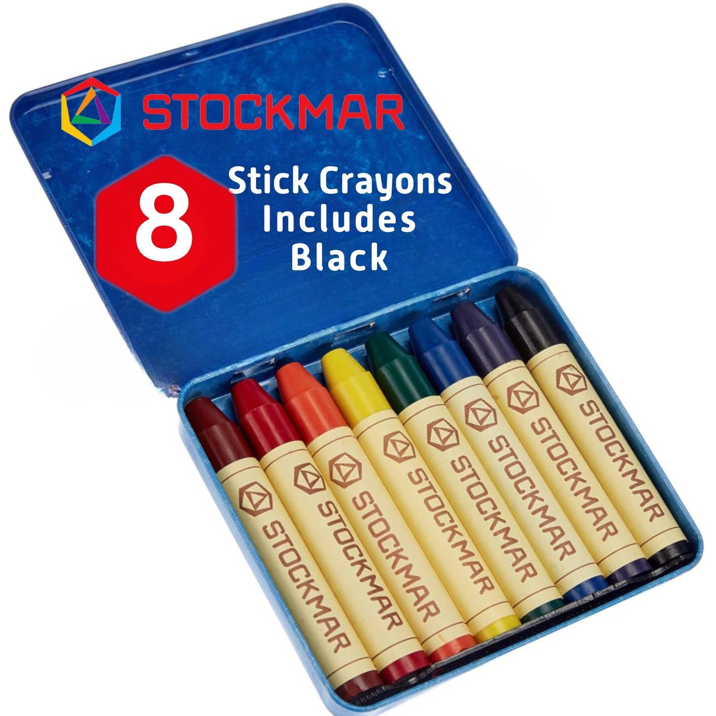 Stockmar Wax Stick Crayons - 8 Colors
