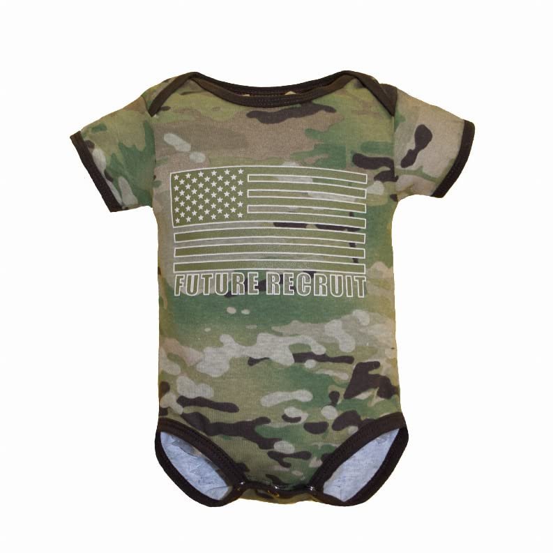 Trooper Clothing Multi CAM Future Recruit Infant Bodysuit (Multicam)