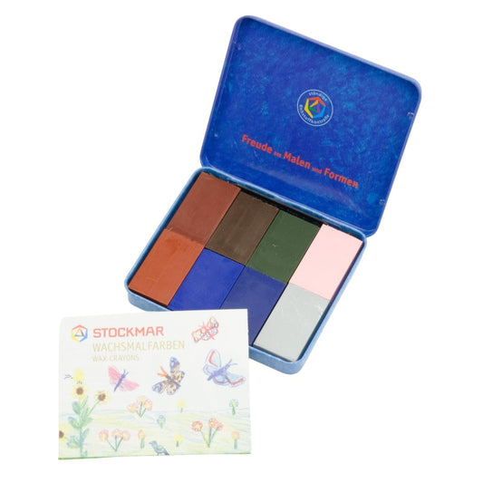 STOCKMAR Beeswax Block Crayons (Set of 8)