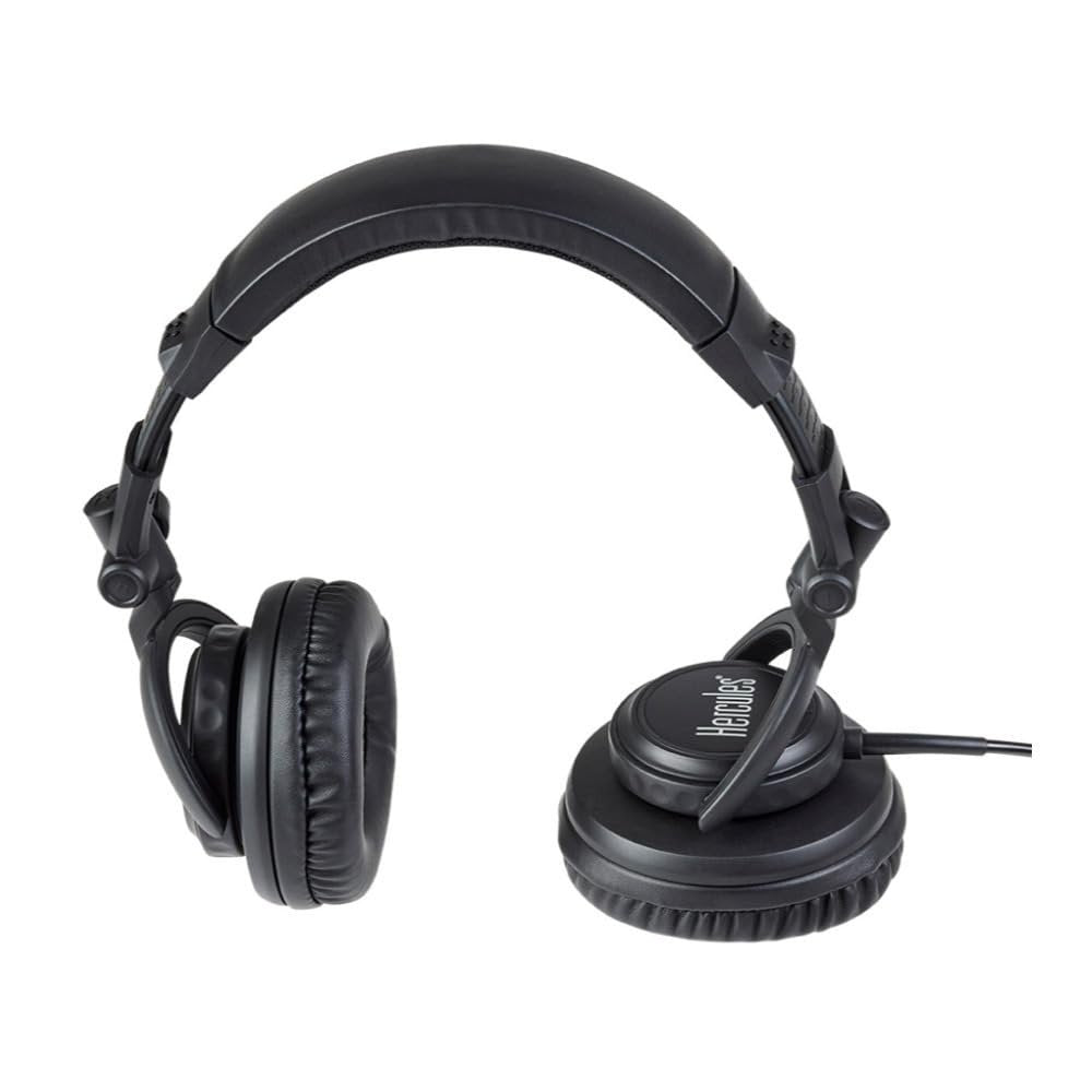 Hercules DJ Starter Kit | Starlight USB DJ Controller with Serato DJ Lite Software, 15-Watt Monitor Speakers, and Sound-Isolating Headphones
