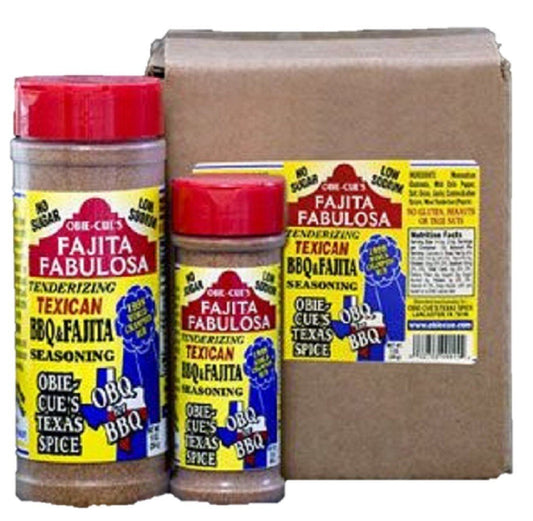 Obie-Cue's Texas Spice Fajita Fabulosa Seasoning - 3X World BBQ Champion's Winning Dry Rub