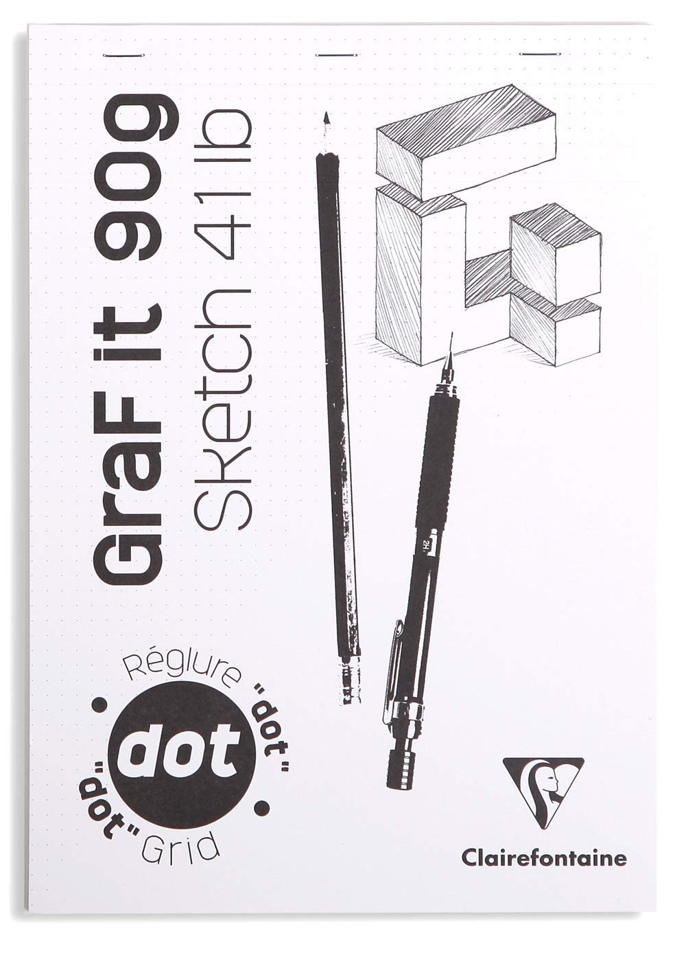 Clairefontaine GraF it Sketch Pad, 90 g Paper