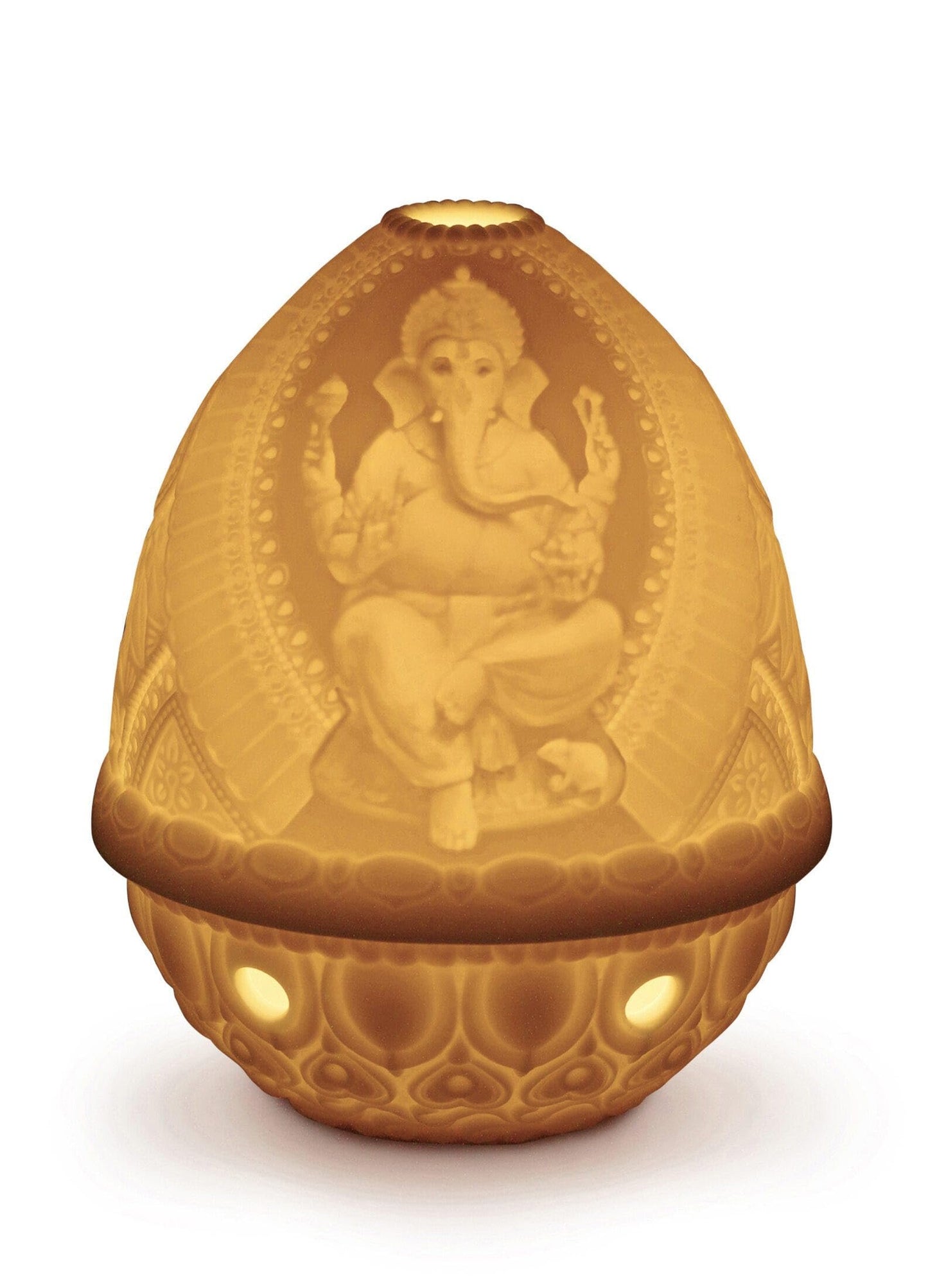 LLADRÓ Lord Ganesha Lithophane. Porcelain Litophane.