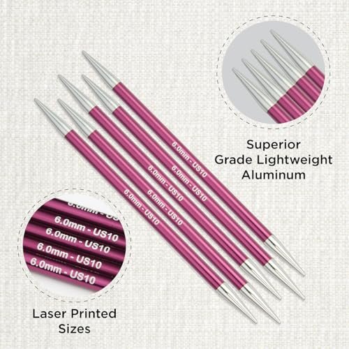 KnitPro Zing Double Pointed Needles 8" (20cm)