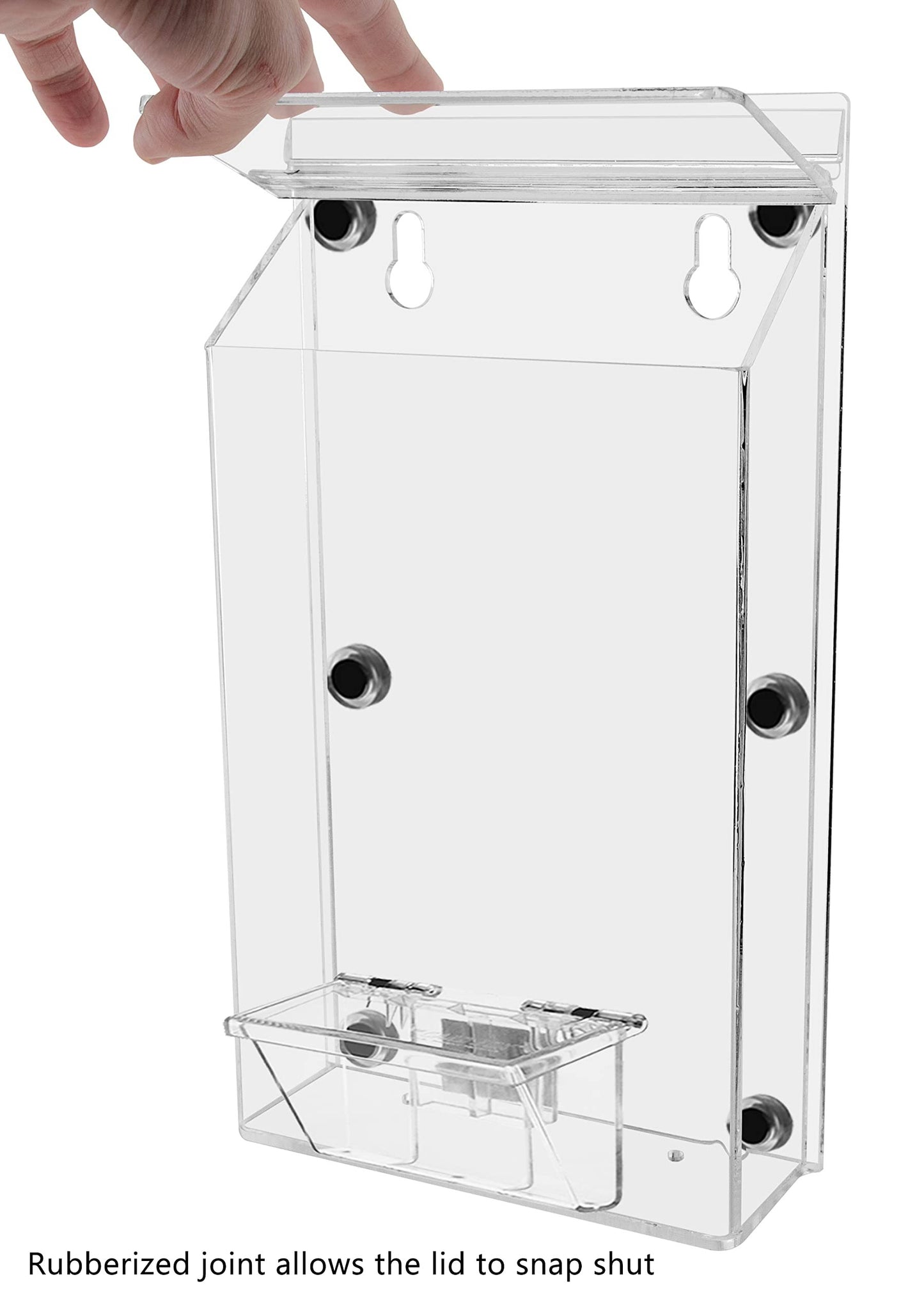 Marketing Holders Outdoor Catalog Brochure Holder with attached Business Card Holder Auto Vehicle fits and Avon Catalogs Brochures Flyers