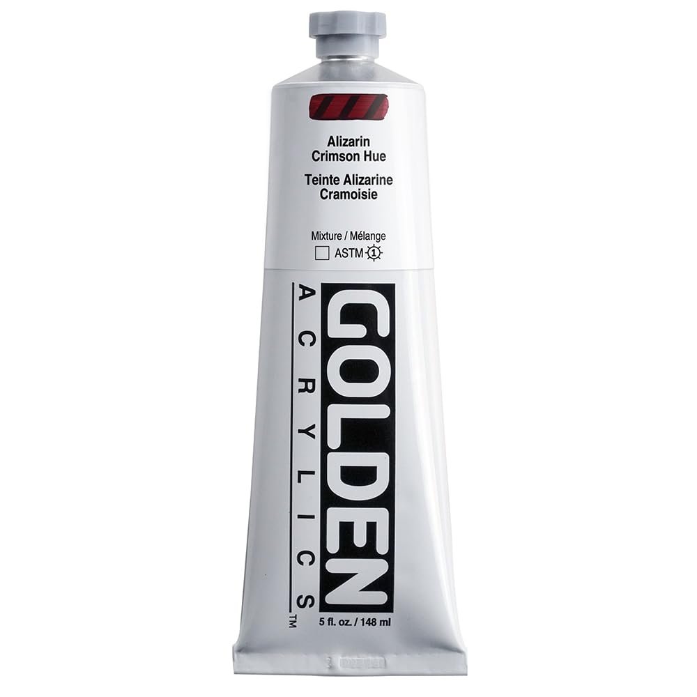 5 Oz Heavy Body Historical Hue Acrylic Paints Color: Alizarin Crimson Hue