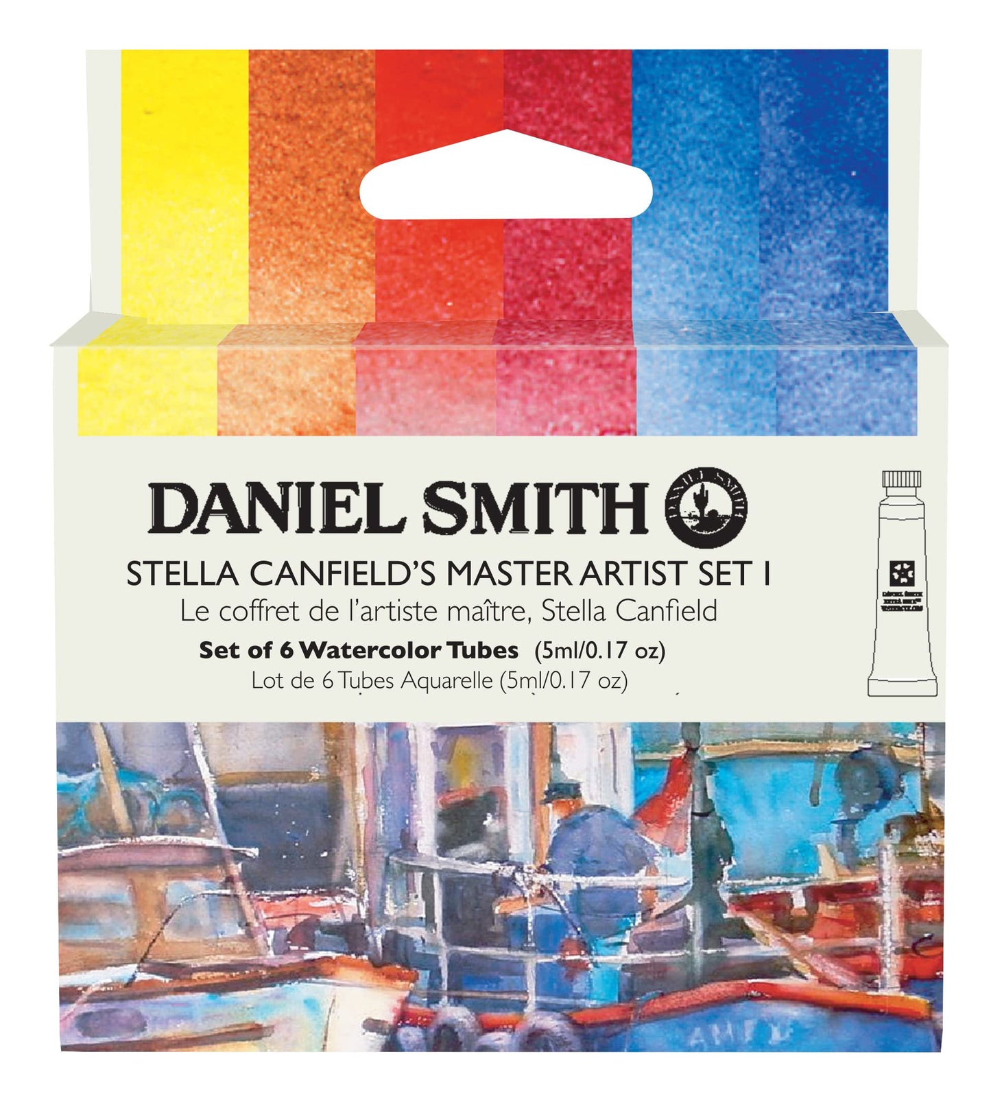 Daniel Smith 285610408 Transparent Watercolor Paint, Extra Fine, Stella Canfield (1), 6-Color Set, 0.16 fl oz (5 ml) (No.2),