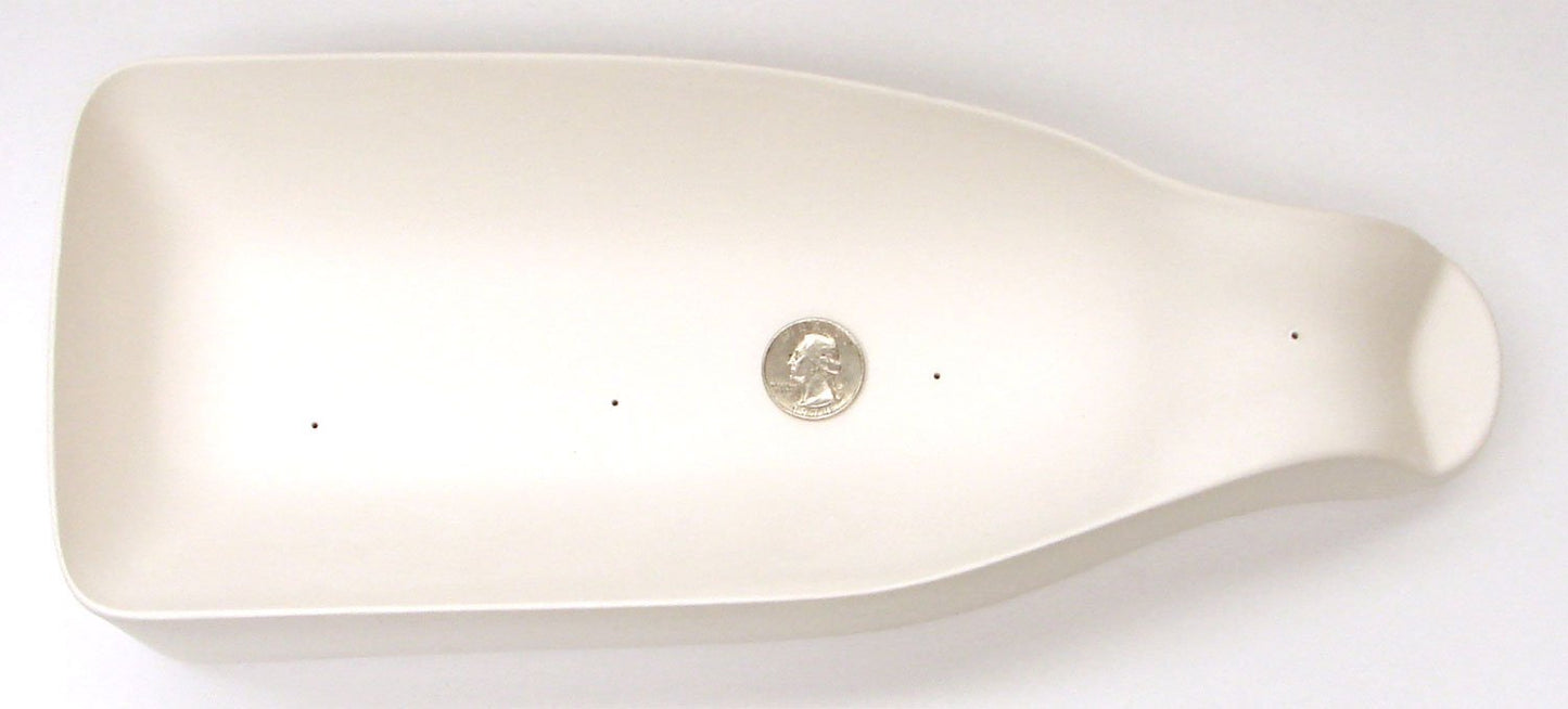 Bottle Slumper Dish with Curved Neck Mold