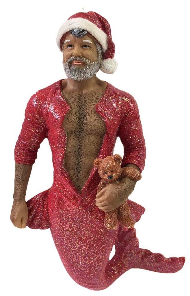 December Diamonds 55-55100 Bedtime Santa Ornament