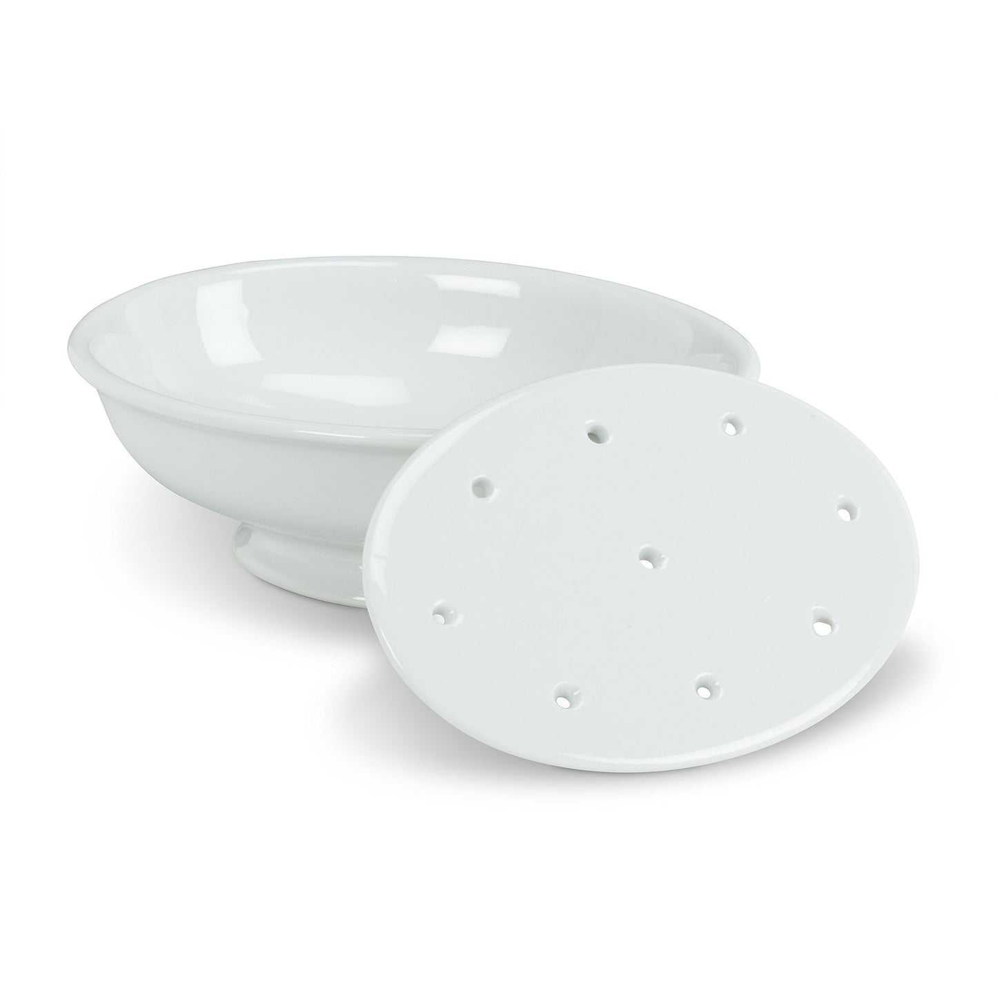 Abbott Collection Bathtub Soap Dish, White (2 pieces)