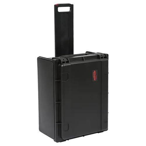 SKB Studio Flyer Rack Case 4U - Durable Mobile Studio Solution with Injection Molded Shell, TSA Locks, and Wheels for Musicians, DJs, and Producers - Securely Transport and Protect Your Gear