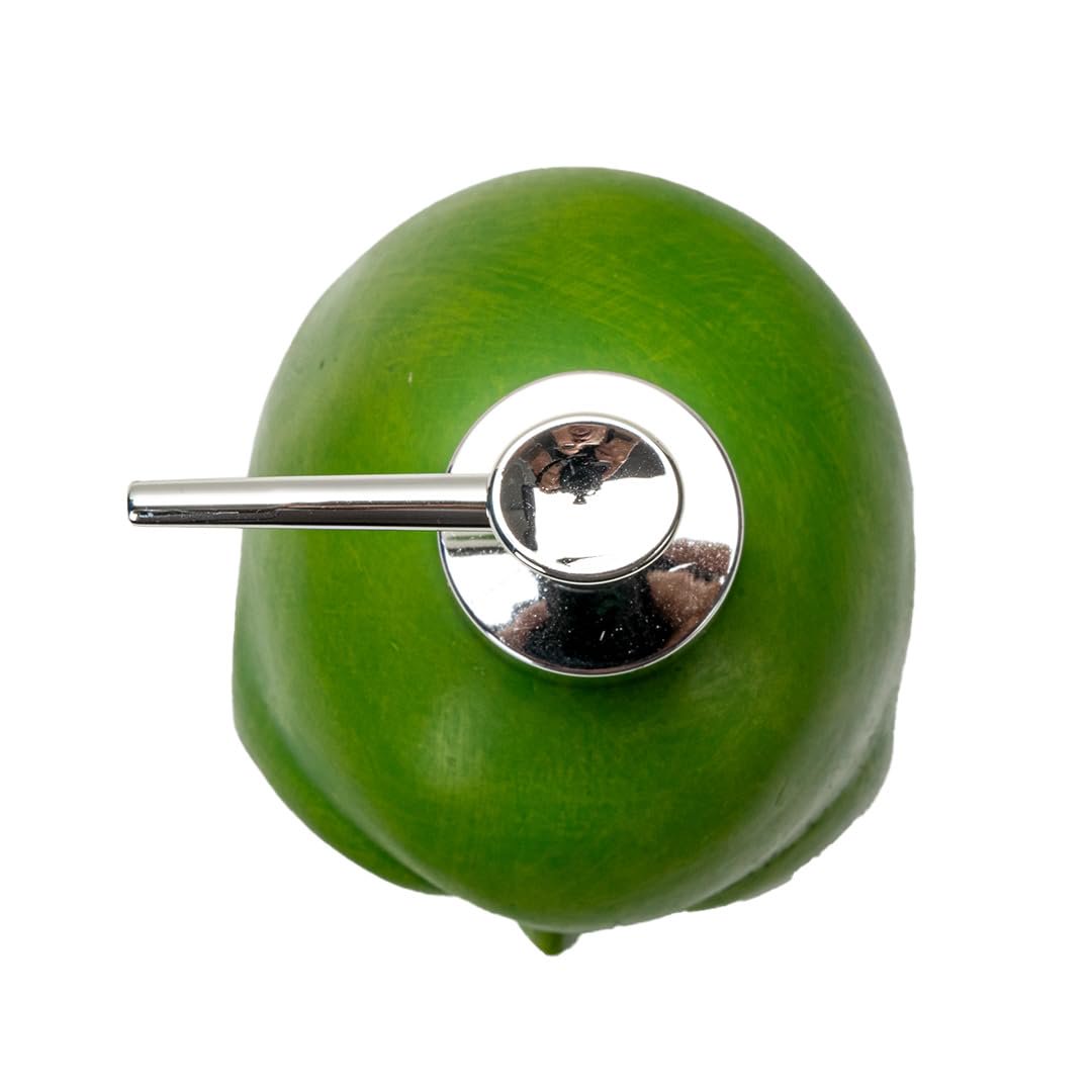 Pacific Giftware Green Alien Head Soap or Lotion Dispenser Sci-Fi Novelty Bathroom Accessory with Silver Pump Fun Outer Space Decor for Kitchen or Bathroom UFO-Themed Polyresin Home Decoration 6.5''H
