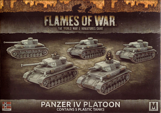 Flames of War: Mid War: German: Panzer IV Platoon (GBX106)